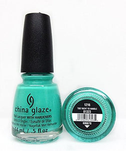 China Glaze Nail Lacquer, Too Yacht To Handle, 0.5 Fluid Ounce