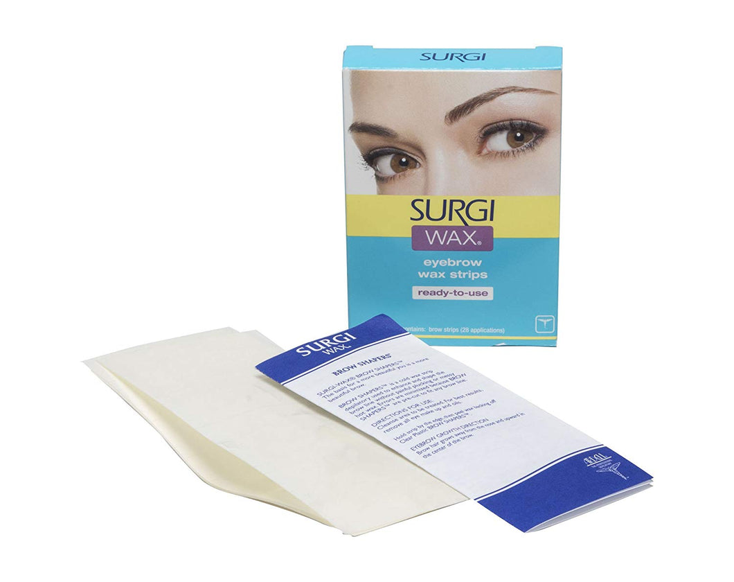 Surgi Care Wax Brow Shapers For Brows, 28 Strips   (Pack Of 1)