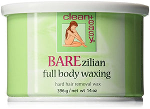 Clean + Easy Hard Wax, Barezilian, 14 Ounce