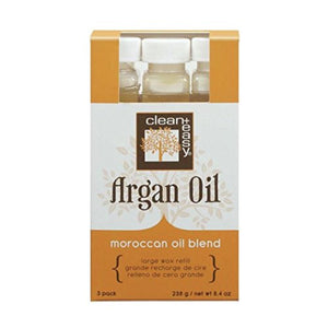 Clean + Easy Argan Oil Wax Refills, Large (Leg) Argan Oil Wax