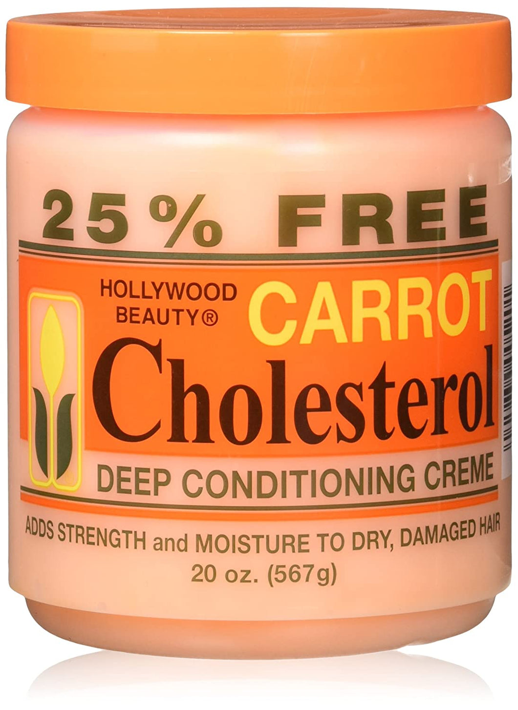 HOLLYWOOD BEAUTY Carrot Cholesterol  20 Oz (Pack of 1)