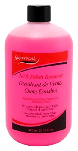 Super Nail Acetone Polish Remover, 16 Ounce