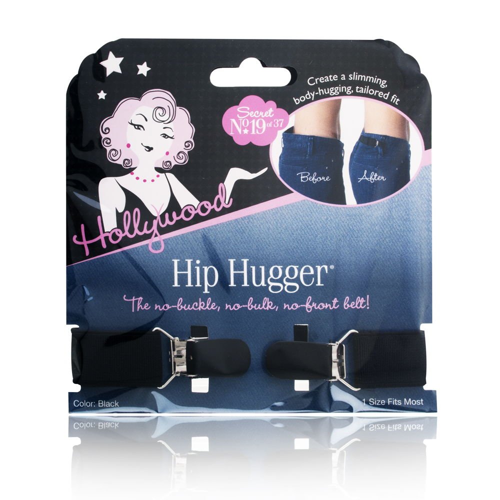Hollywood Fashion Hip Hugger  Black  (Pack Of 1)