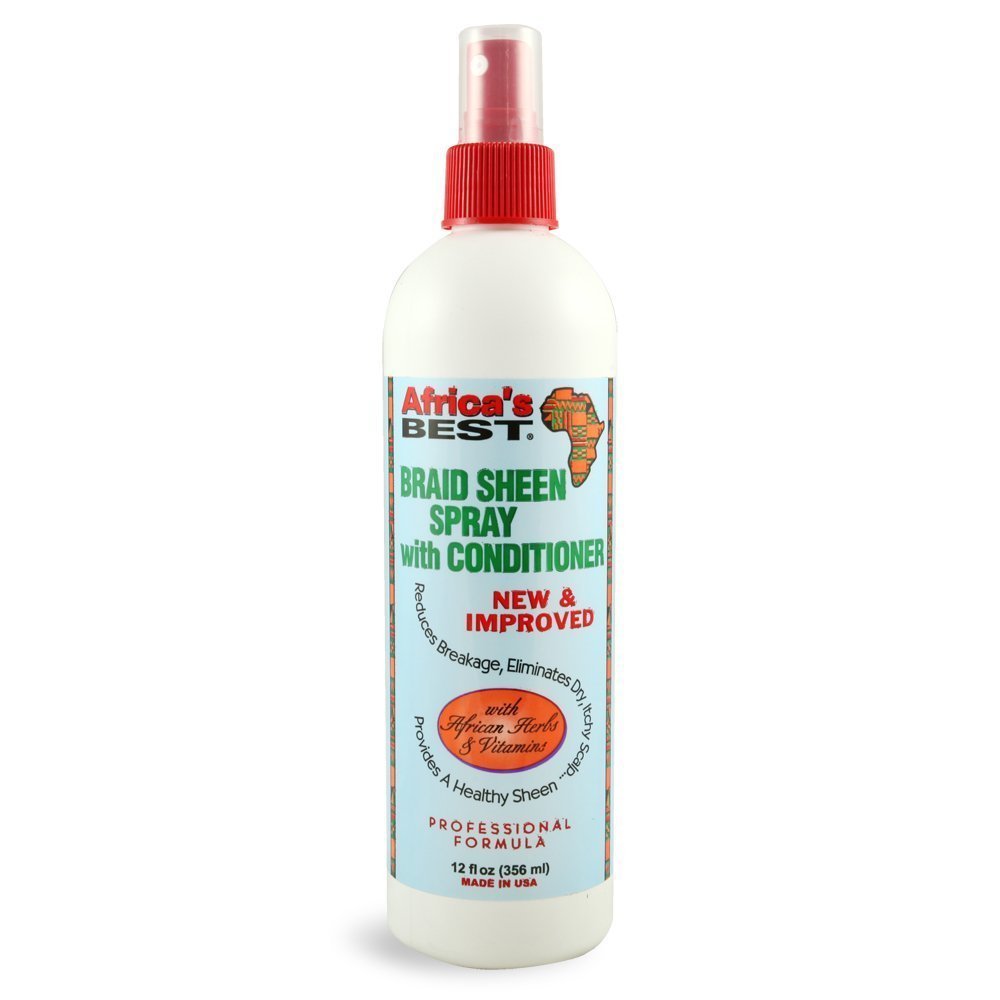 African's Best Braid Sheen Spray  12Oz (Pack Of 1)